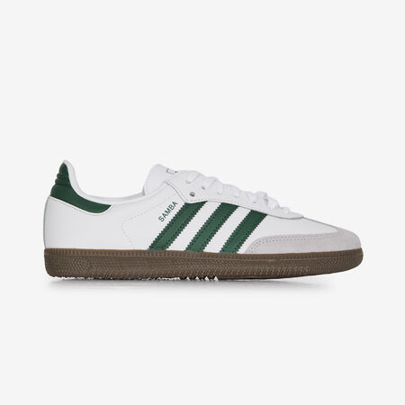 ADIDAS ORIGINALS samba SAMBA OG BIANCO/VERDE RAGAZZO