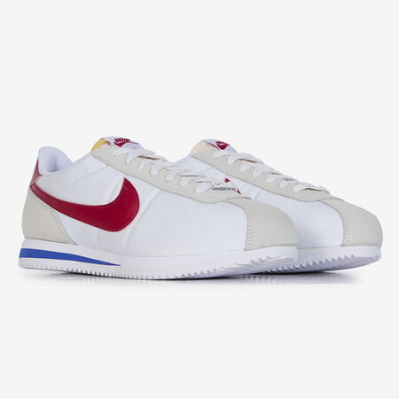 NIKE CORTEZ NYLON OG BIANCO/ROJO UOMO