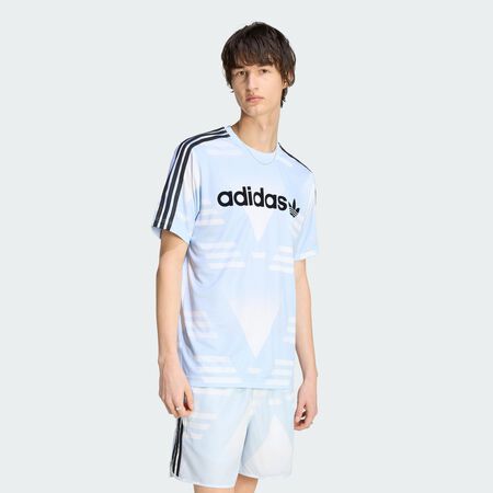 ADIDAS ORIGINALS JERSEY SPONSORED BIANCO/BLU UOMO