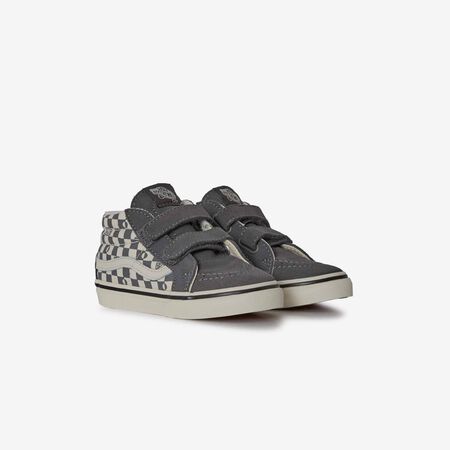 VANS SK8-MID CHECK V NERO/BIANCO NEONATO