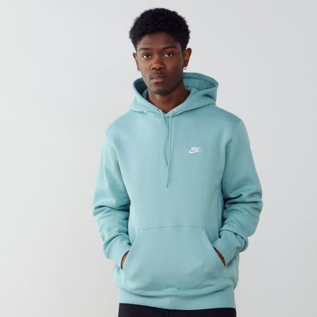 HOODIE CLUB SMALL LOGO : VERDE/BIANCO