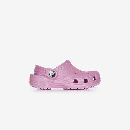 CROCS CLASSIC CLOG GLITTER ROSA NEONATO