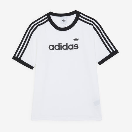 ADIDAS ORIGINALS TEE SHIRT LINEAR BIANCO/NERO DONNA