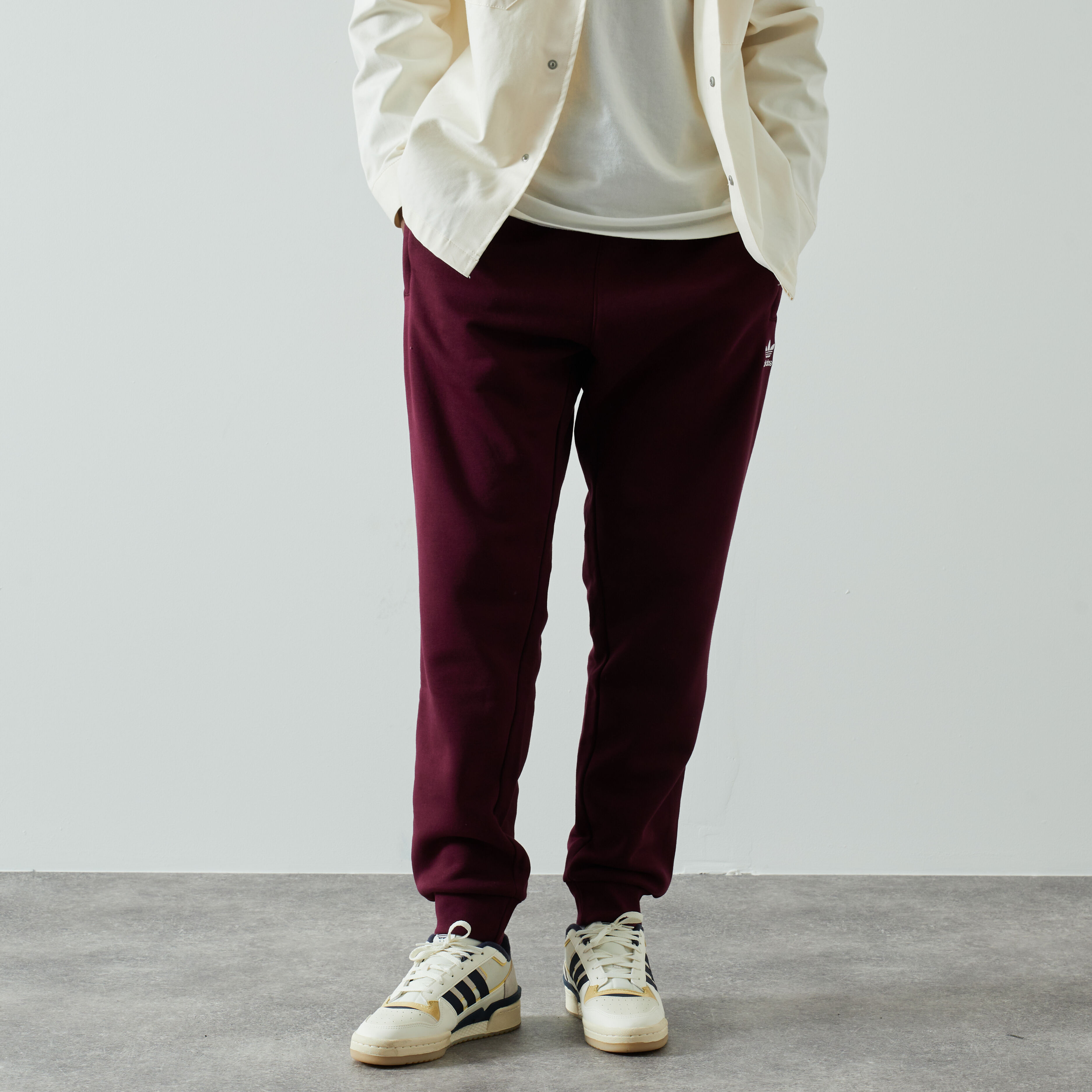 Adidas store pantaloni bordeaux