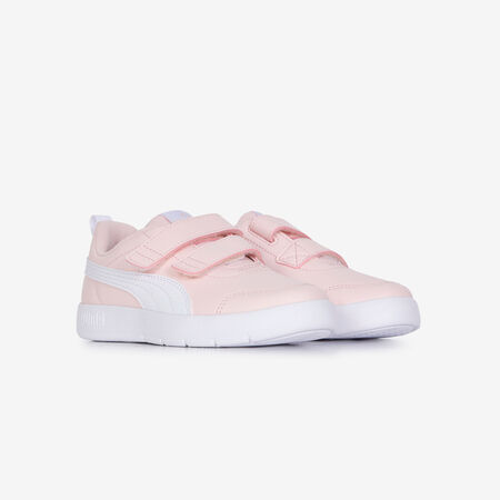 PUMA COURTFLEX V3 CF ROSA/BIANCO BAMBINO