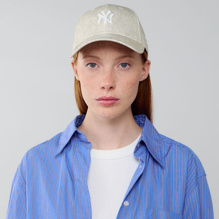NEW ERA 9FORTY WOMEN NY SNAKE AOP BEIGE/BIANCO DONNA