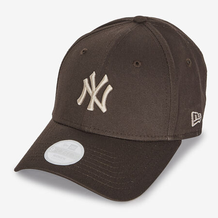 NEW ERA 9FORTY WOMEN NY LEAGUE ESSENTIAL MARRONE/BEIGE DONNA