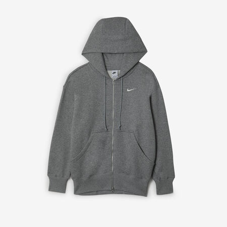 NIKE JACKET HOODIE FZ PHOENIX GRIGIO DONNA