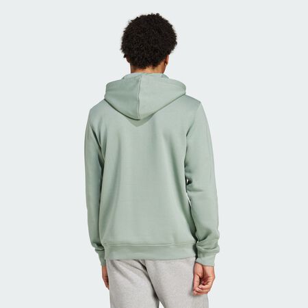 ADIDAS ORIGINALS HOODIE ESSENTIAL TREFOIL VERDE UOMO