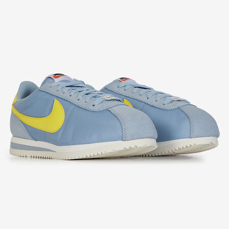 NIKE cortez CORTEZ NYLON BLU/GIALLO DONNA