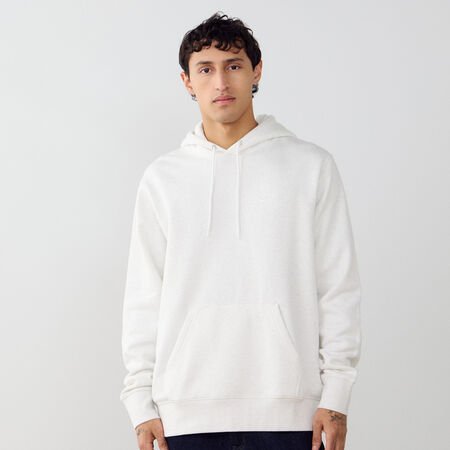 NIKE HOODIE CLUB SMALL LOGO GRIGIO/BIANCO UOMO