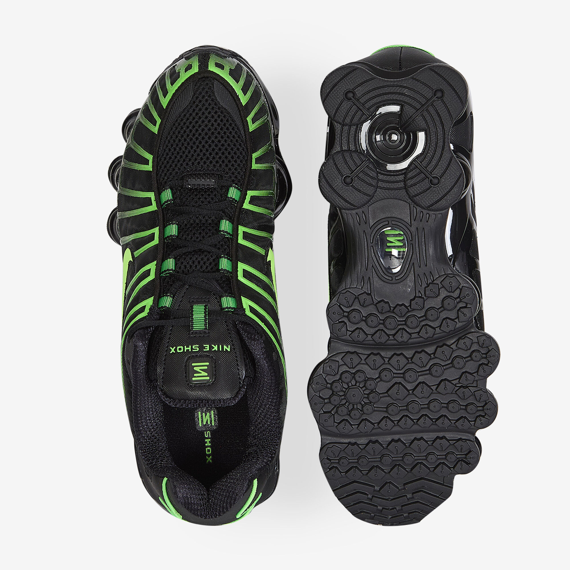 NIKE SHOX TL NERO/VERDE - SNEAKERS UOMO | Courir.it
