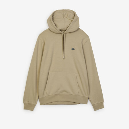 LACOSTE HOODIE CLASSIC LOGO SL BEIGE/VERDE UOMO