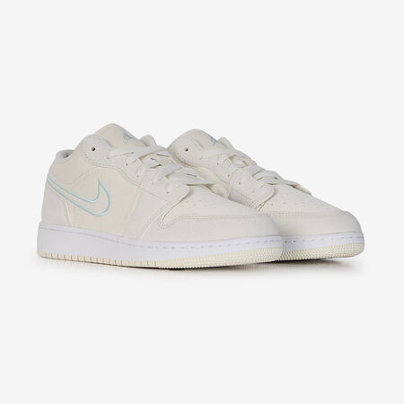 JORDAN AIR JORDAN 1 LOW BEIGE/BLU RAGAZZO