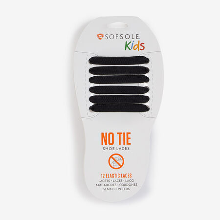 SOFSOLE LACETS ELASTIQUES KIDS X12 NERO UNISEX