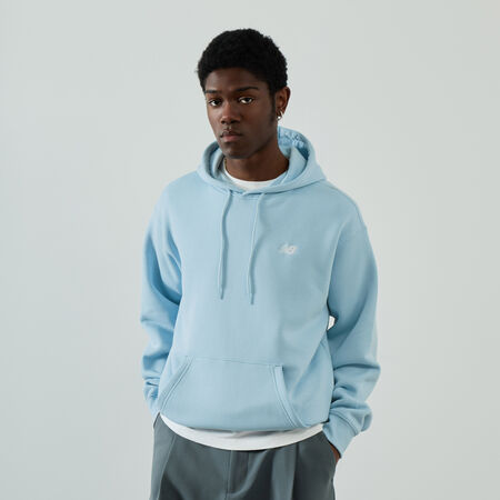 HOODIE SMALL LOGO : BLU CIELO