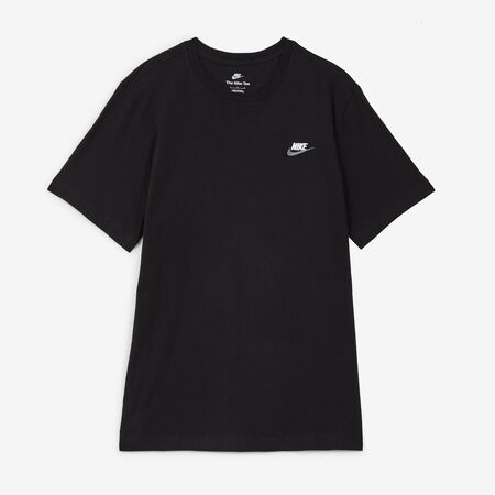 NIKE TEE SHIRT CLUB NERO/BIANCO UOMO
