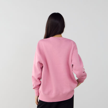NIKE SWEAT CREW PHOENIX LONG OVERSIZED ROSA/BIANCO DONNA