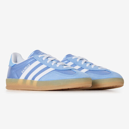 ADIDAS ORIGINALS gazelle GAZELLE INDOOR METALLIC BLU/BIANCO DONNA