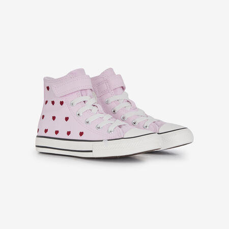 CONVERSE chuck taylor all star CHUCK TAYLOR ALL STAR HI VALENTINES CF ROSA/ROSSO BAMBINO