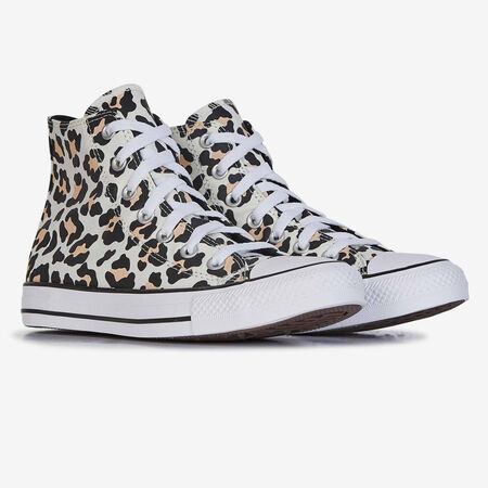 CONVERSE chuck taylor all star CHUCK TAYLOR ALL STAR HI  CHEETAH BIANCO/MARRONE DONNA