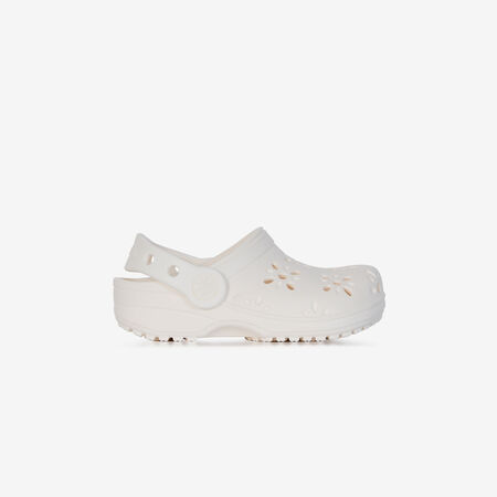 CROCS CLASSIC CLOG FLORAL BEIGE NEONATO