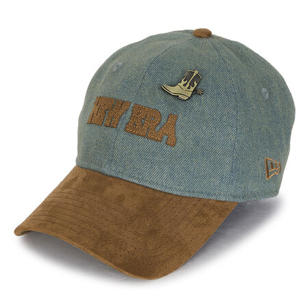 NEW ERA 9TWENTY WOMEN WESTERN BLU/MARRONE DONNA