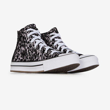 CONVERSE CHUCK TAYLOR ALL STAR LIFT HI LEO GRIGIO/NERO RAGAZZO