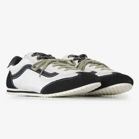 VANS SUPER LOWPRO DOUBLE LACES BIANCO/NERO DONNA