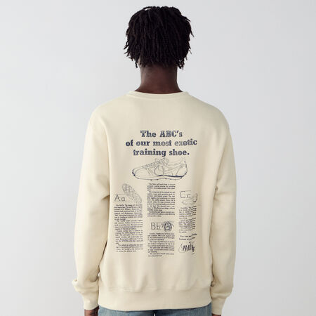 NIKE SWEAT CREW CLUB CTB BEIGE UOMO