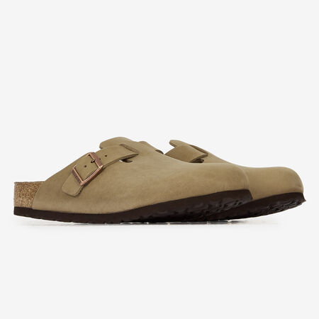 BIRKENSTOCK boston BOSTON LEATHER TABACCO BROWN GRIGIO UOMO