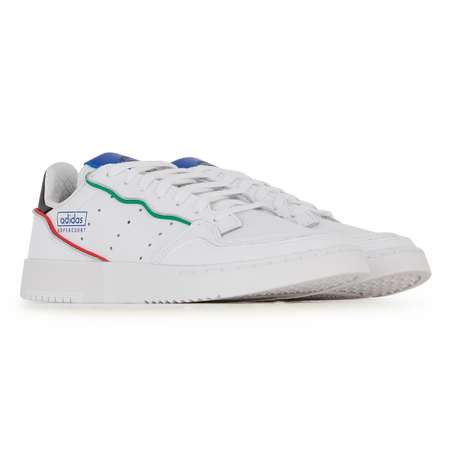 ADIDAS ORIGINALS supercourt SUPERCOURT INTERNATIONAL BLANC/MULTICOLORE UOMO
