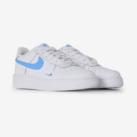 NIKE air force 1 AIR FORCE 1 LOW MINI SWOOSH BIANCO/BLU RAGAZZO