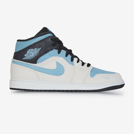 AIR JORDAN 1 MID SE : BIANCO/BLU