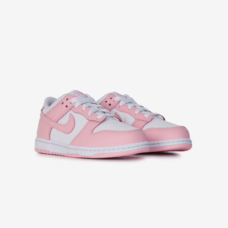 NIKE dunk DUNK LOW BIANCO/ROSA BAMBINO