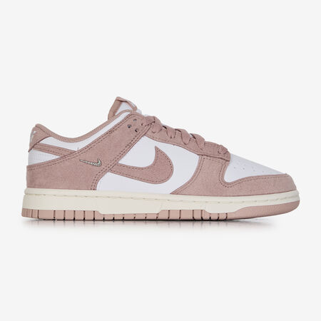 NIKE dunk DUNK LOW SUEDE MINI SWOOSH ROSA DONNA