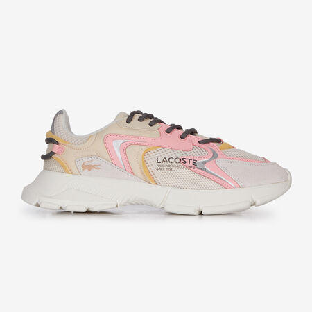 LACOSTE l00 L003 NEO BEIGE/ROSA RAGAZZO