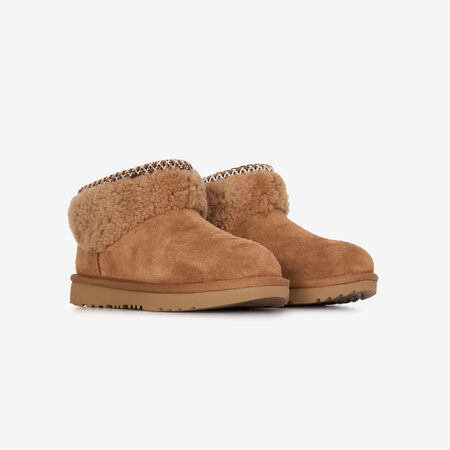UGG classic mini CLASSIC ULTRA MINI MAXI CURLY MARRONE BAMBINO