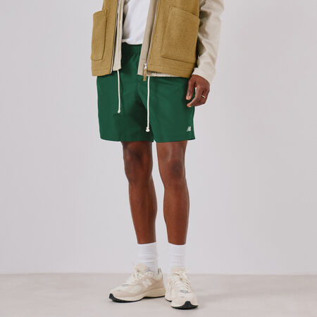NEW BALANCE SHORT ESSENTIALS SMALL LOGO VERT UOMO