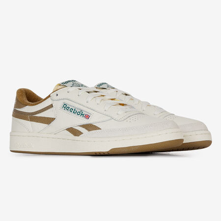 REEBOK club c CLUB C REVENGE SUEDE BIANCO/MARRONE UOMO