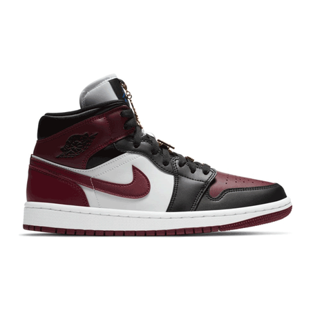 JORDAN air jordan 1 AIR JORDAN 1 MID BORDEAUX/NERO DONNA