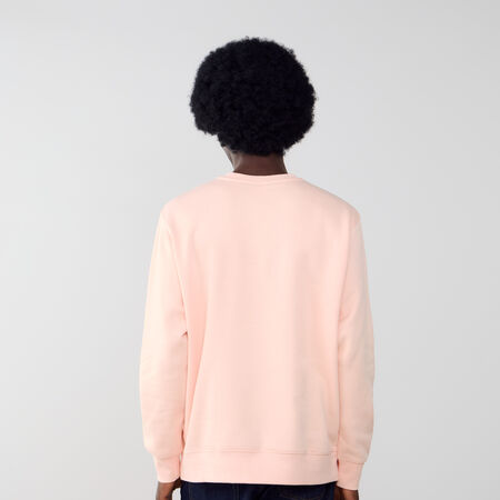 NIKE SWEAT CREW CLUB ROSA/BIANCO UOMO
