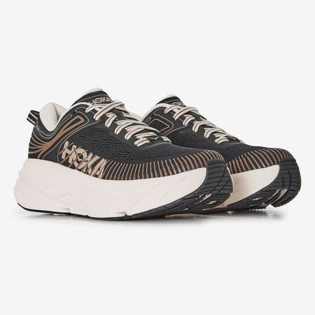 HOKA BONDI 7 NERO/ROSA DONNA