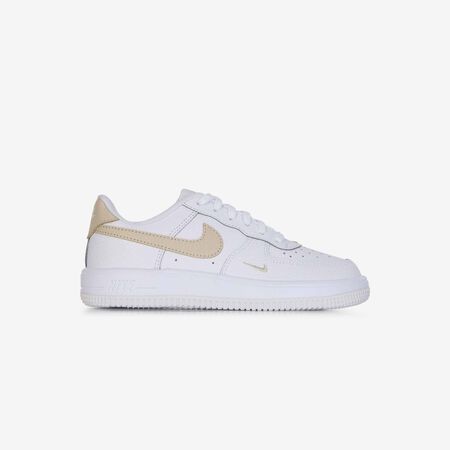 NIKE air force 1 AIR FORCE 1 LOW MINI SWOOSH BIANCO/BEIGE BAMBINO