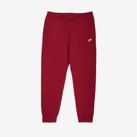 NIKE PANT JOGGER CLUB BORDEAUX/BIANCO UOMO