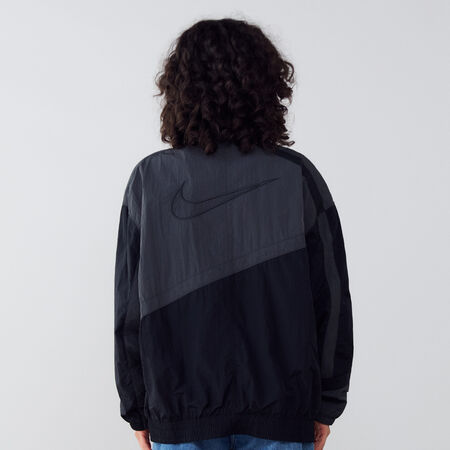 NIKE JACKET TRACKSUIT FZ WVN NERO/GRIGIO DONNA
