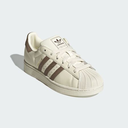 ADIDAS ORIGINALS superstar SUPERSTAR PONY HAIR BIANCO/MARRONE DONNA