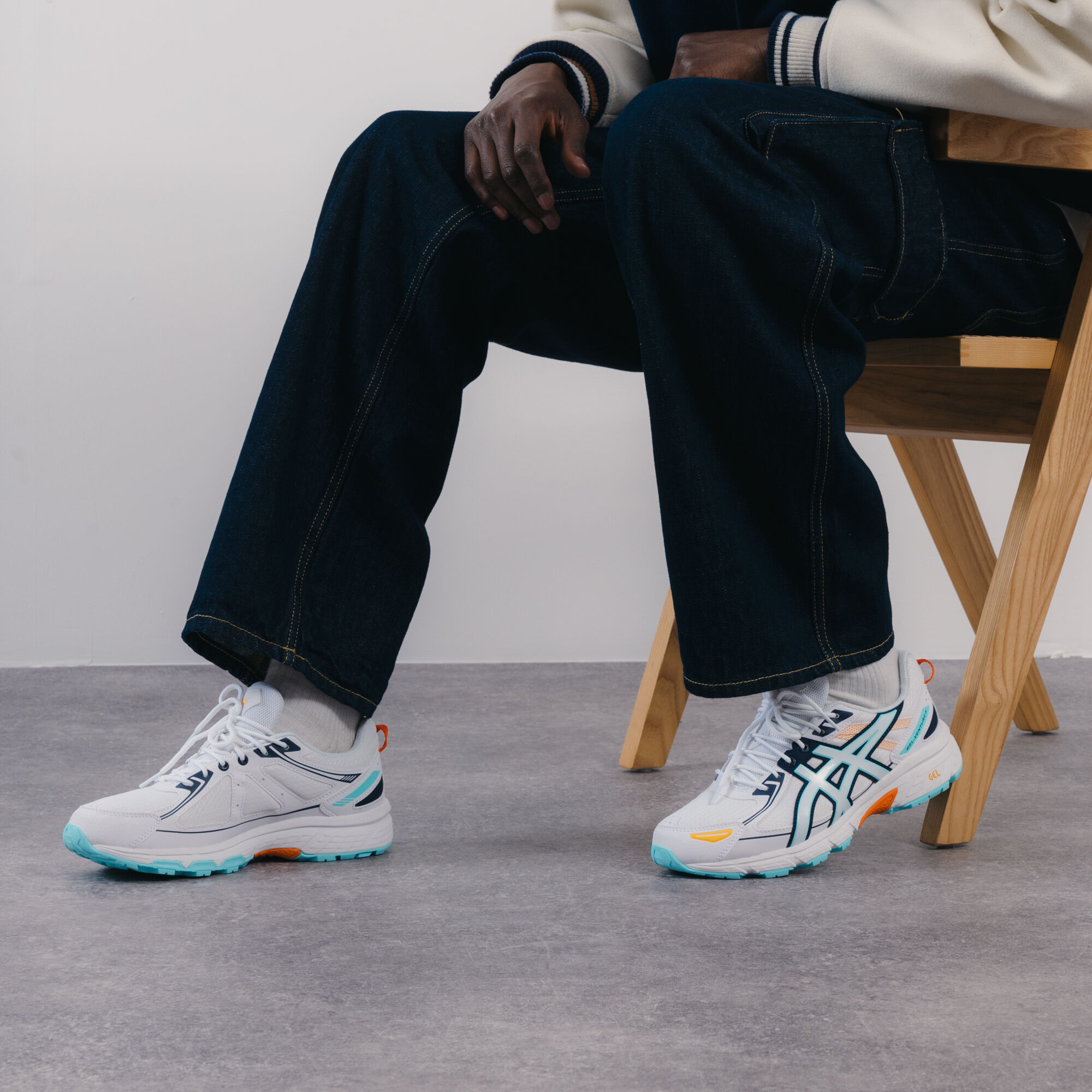 ASICS GEL VENTURE 6 BIANCO SNEAKERS UOMO Courir
