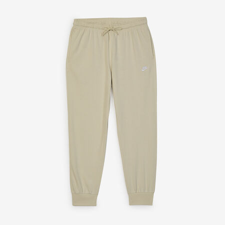 NIKE PANT JOGGER CLUB KNIT BEIGE/BIANCO UOMO