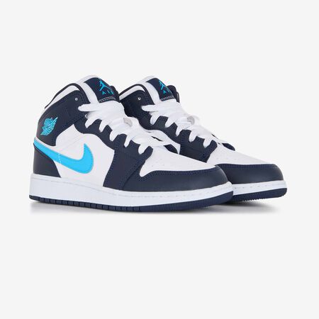JORDAN air jordan 1 AIR JORDAN 1 MID BIANCO/BLU RAGAZZO